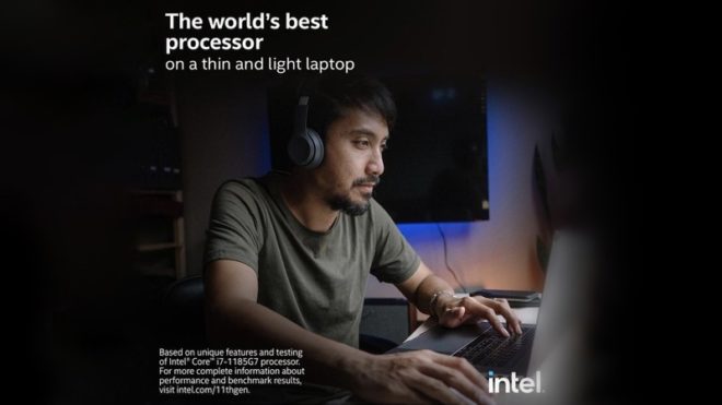 L’ultima pubblicità di Intel utilizza per errore un MacBook Pro
