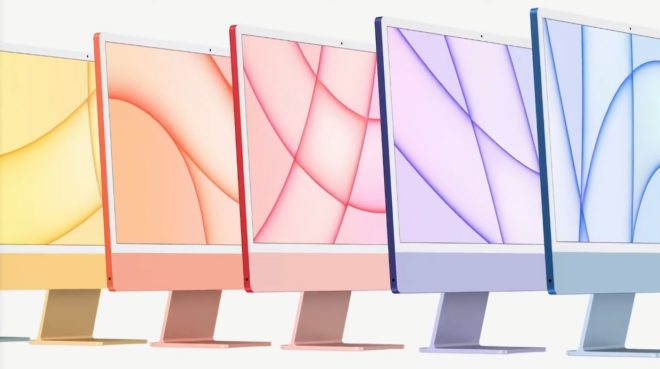 macOS 11.3 contiene i wallpaper colorati dei nuovi iMac M1