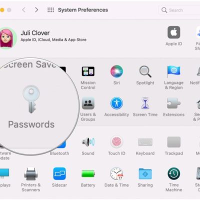 macOS Monterey offre una sezione dedicata alle password nelle preferenze di sistema
