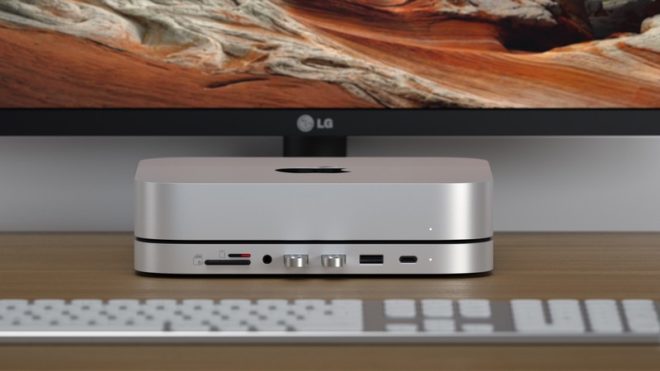 Satechi lancia un supporto con hub USB-C per Mac mini M1