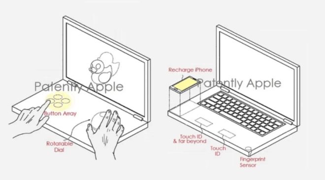 Apple brevetta il MacBook con tastiera virtuale e doppio display