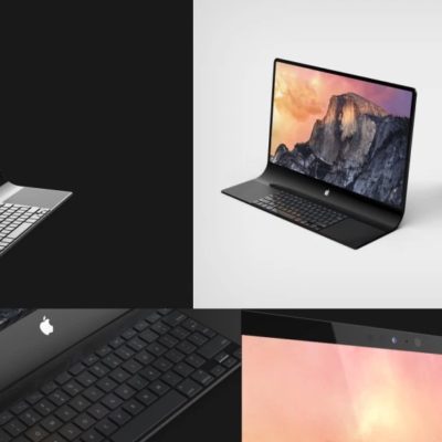 Apple brevetta l’iMac in vetro e il display con dock per MacBook