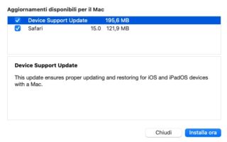 Apple rilascia un “Device Support Update” per macOS Big Sur