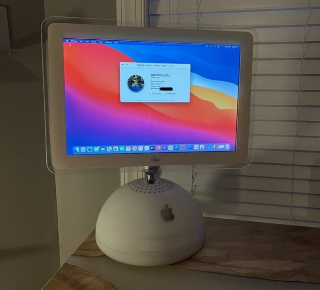 Qualcuno ha inserito un Mac M1 all’interno di un iMac G4