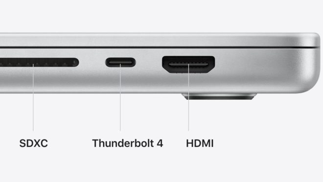 I nuovi MacBook Pro utilizzano una porta HDMI 2.0