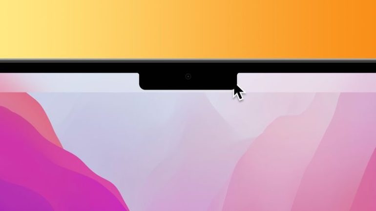 macbook pro notch mouse+