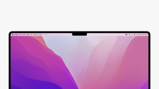 Il notch dei nuovi MacBook Pro “scomparirà” in modalità full screen