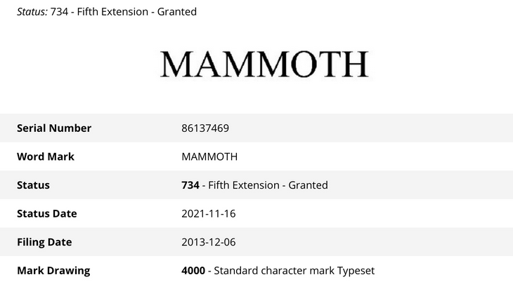 mammoth