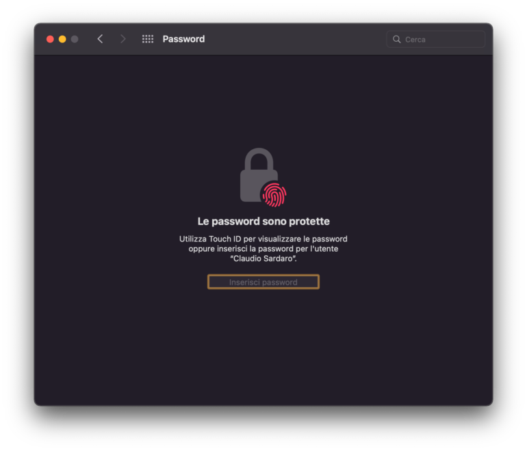 Come gestire le password su Mac