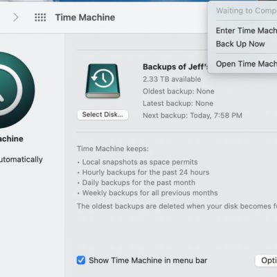 Time Machine: errori nei backup sempre più segnalati dagli utenti