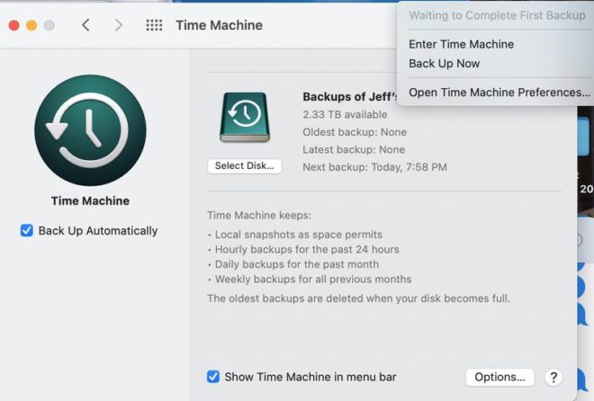 Time Machine: errori nei backup sempre più segnalati dagli utenti