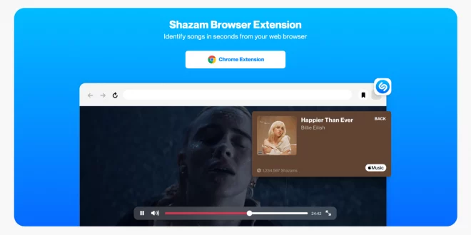 Shazam rilascia una nuova estensione per Chrome ma… [AGGIORNATO]