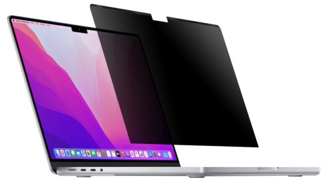 Kensington lancia il nuovo proteggi schermo “privacy” per i MacBook Pro con tacca | CES 2022