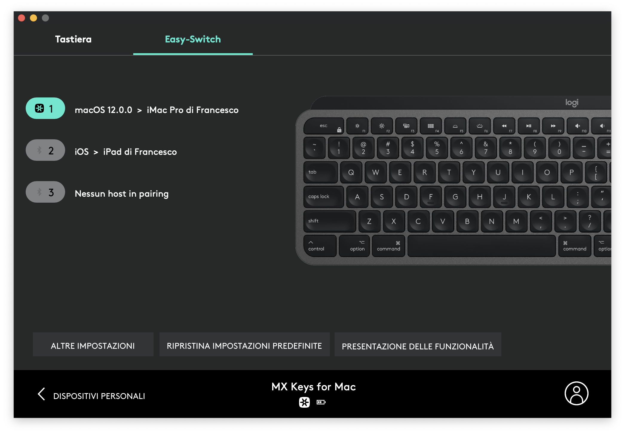 logitech mx keys