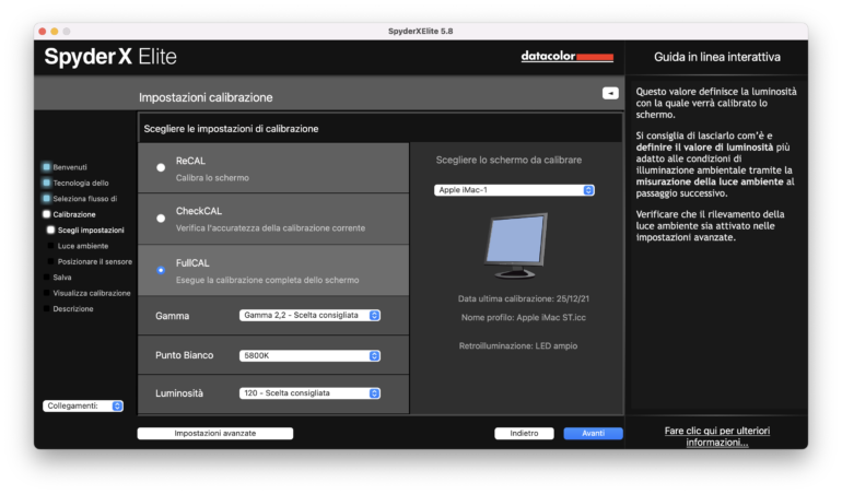 software calibrazione monitor