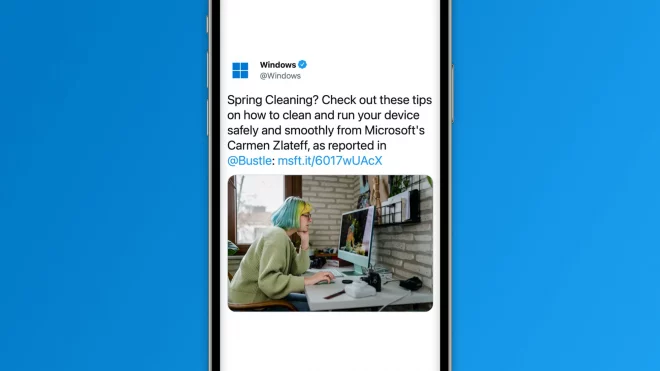 Microsoft cancella il tweet che mostrava un iMac M1