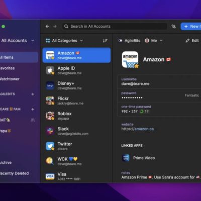 1Password 8 è disponibile per macOS con tante novità