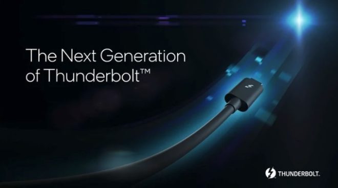 Intel presenta Thunderbolt 5 con supporto a due display 8K
