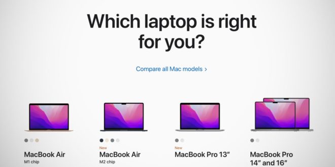 Addio “notebook”, ora i Mac sono “laptop” anche per Apple