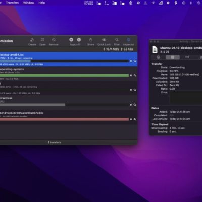 Il client BitTorrent Transmission si rinnova con supporto ai Mac Apple Silicon