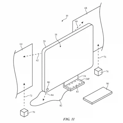 Apple brevetta l’iMac che proietta le immagini sulle pareti