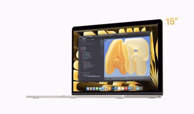 Apple presenta il nuovo MacBook Air da 15,3″