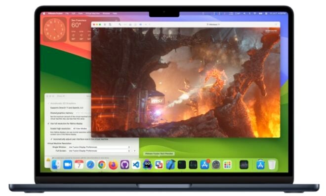 VMware Fusion aggiunge l’accelerazione 3D per Windows 11 sui Mac Apple Silicon