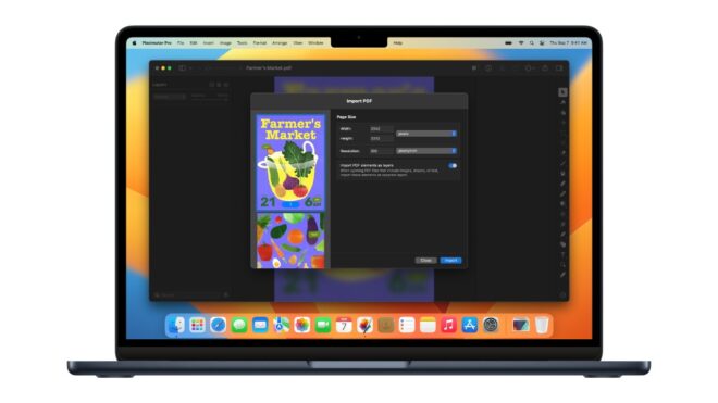 Pixelmator Pro 3.4 aggiunge il supporto per la modifica dei PDF