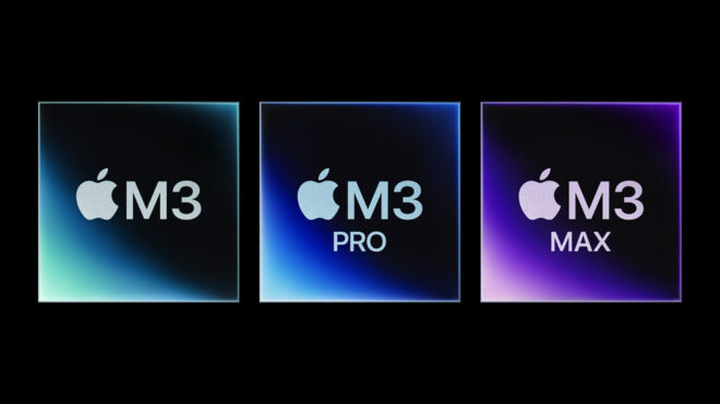 Tutta la potenza dei processori M3, M3 Pro e M3 Max di Apple