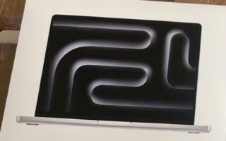 È questa la confezione dei MacBook Pro M3?
