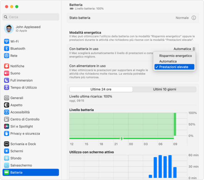 La modalità “Prestazioni elevate” arriva anche su MacBook Pro da 14″ M3 Max