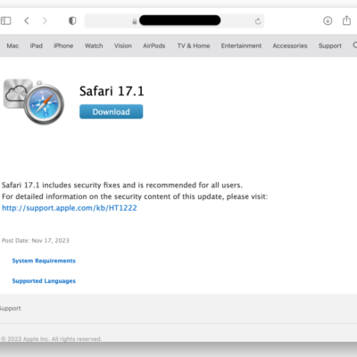 Il malware AMOS per Mac arriva tramite finti aggiornamenti di Safari e Chrome