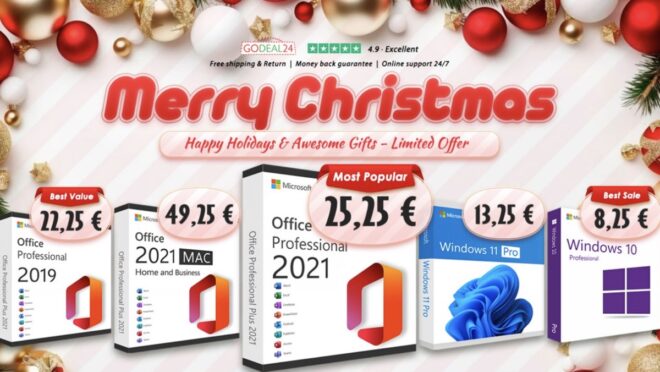 Office 2021 Pro per Windows a soli 25,25 € e per Mac a soli 49,25 € su Godeal24!