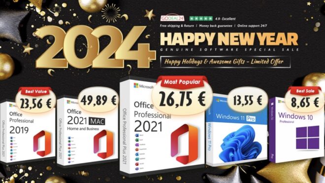 GoDeal24: Microsoft Office 2021 per Windows e Mac a partire da 26,75€