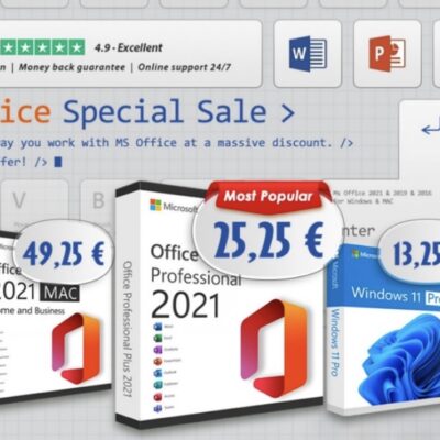 GoDeal24: Office 2021 e Windows 11 a partire da 10€
