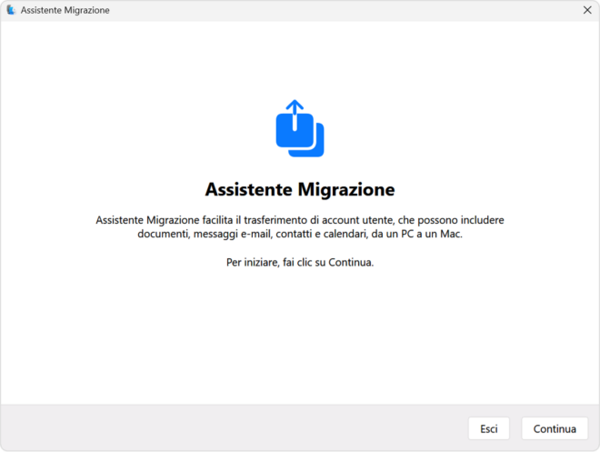 Apple rilascia il nuovo Assistente Migrazione per passare da Windows a macOS Sonoma