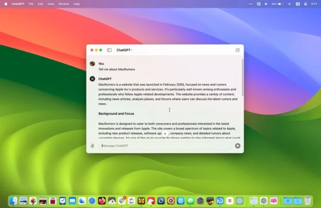 ChatGPT per Mac è ora disponibile per tutti gli utenti