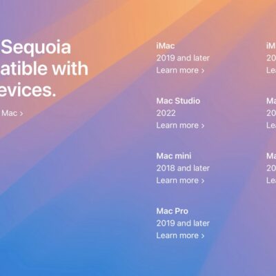 macOS Sequoia, tutti i Mac compatibili con il nuovo aggiornamento