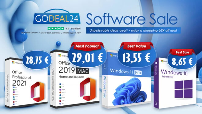 Microsoft Office 2019/2021 per il tuo PC o Mac a partire da 17€ con i saldi estivi di Godeal24