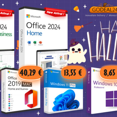 Microsoft Office a partire da 29€ per PC o Mac con le offerte di Halloween di Godeal24