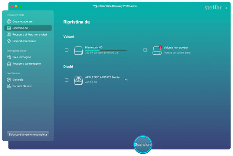 Recensione Stellar Professional Mac Data Recovery