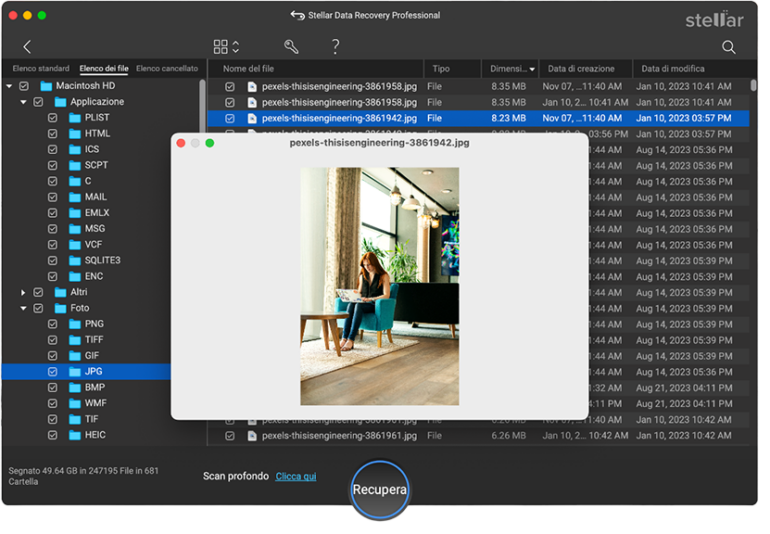 Recensione Stellar Professional Mac Data Recovery