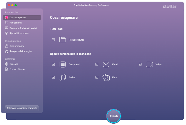 Stellar Professional Mac Data Recovery