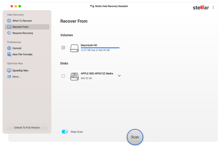 Stellar Mac Data Recovery