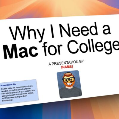 Apple spiega: “Come convincere i tuoi genitori a comprarti un Mac”