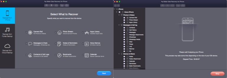 Stellar Data Recovery for iPhone