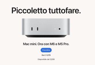 Apple annuncia i nuovi Mac mini M6 e M5 Pro